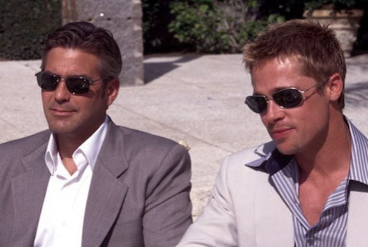 A retrospective look at the box office hits and critical successes in films with George Clooney and Brad Pitt.